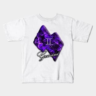 Zodiac Stone - Gemini Kids T-Shirt